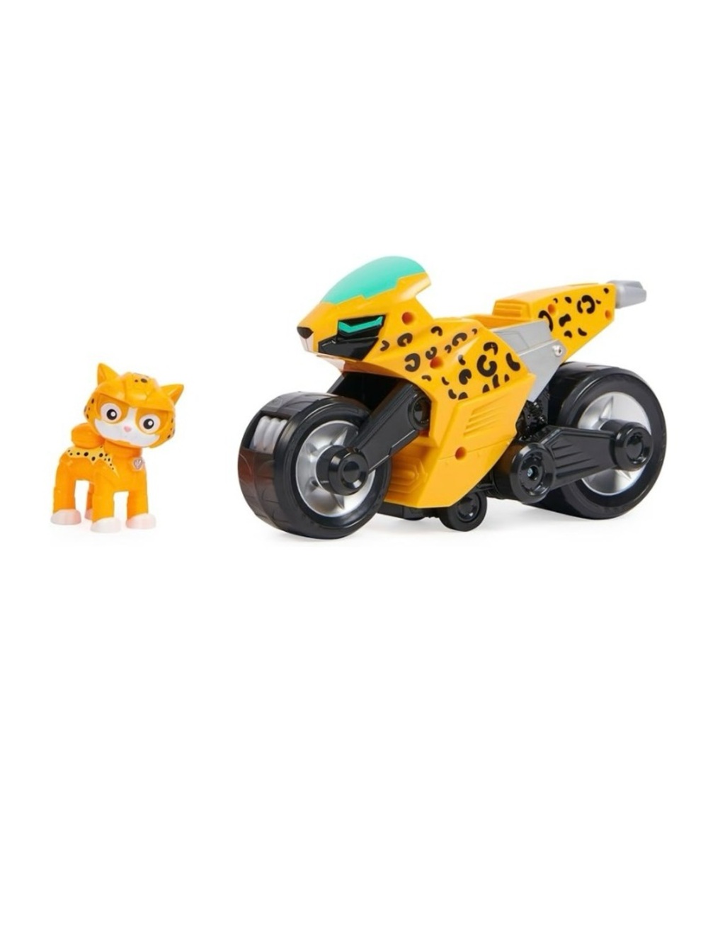 PAW Patrol Wild Cat and Transforming Motorcycle Vehicle